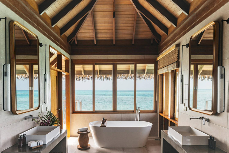 Bathroom 4, Melia Whale Lagoon Maldives