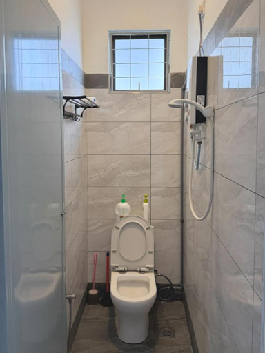 Bathroom 2, (New Reno) Cozy & Sleek 4Room @ BM Sri Rambai, Seberang Perai Tengah