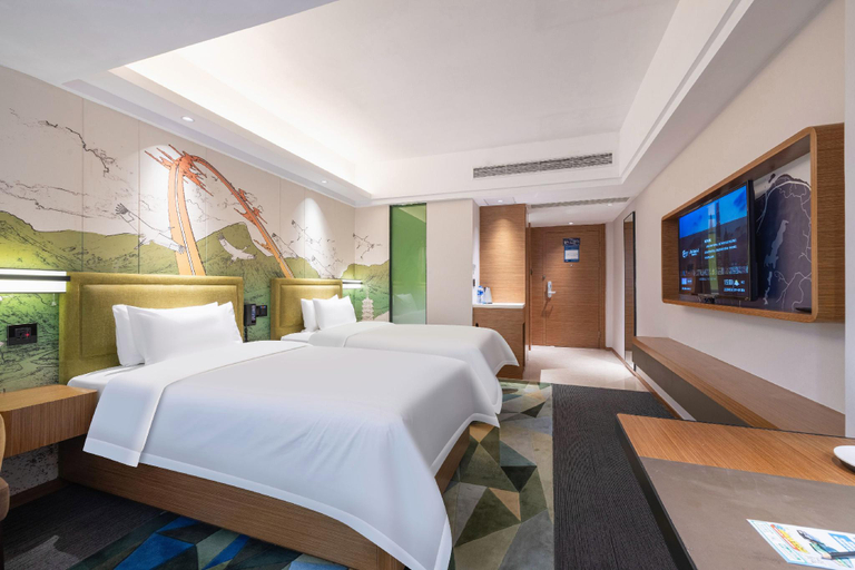 Bedroom 2, Rezen Heyi Hotel (Heshan Square), Jiangmen