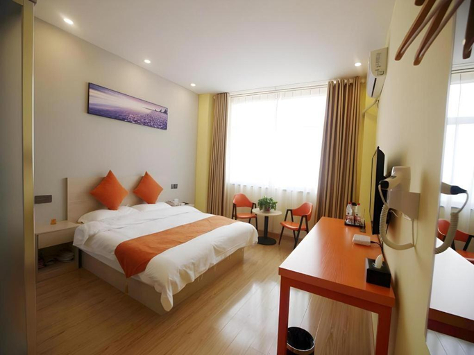 Bedroom 2, Shell Nanjing City Qixia District Baguazhou Hotel, Nanjing