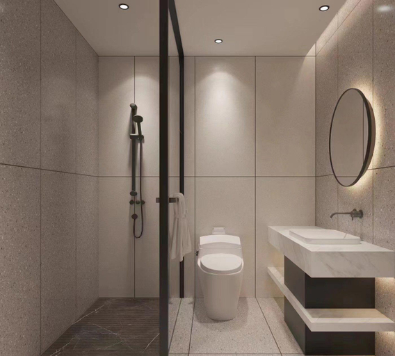 Bathroom 3, Tropical Style Hotel (Changsha Railway Station Subway Station), Changsha