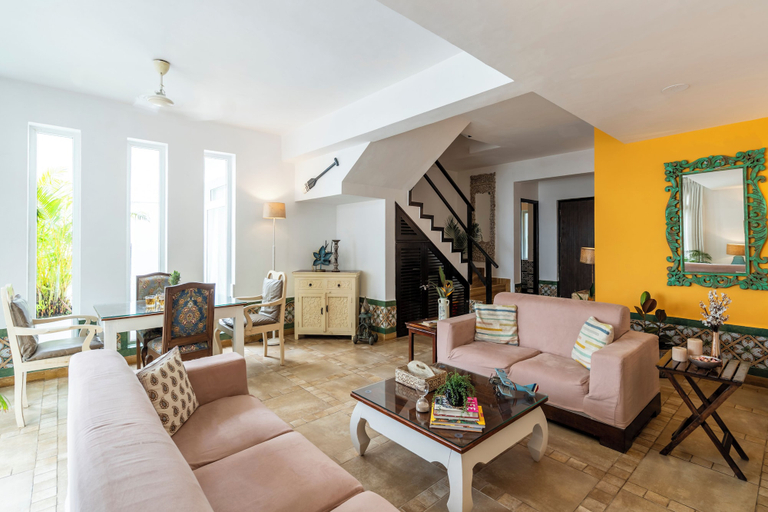 Living area 3, Staymaster Divli - 3BR Villa in Candolim, North Goa