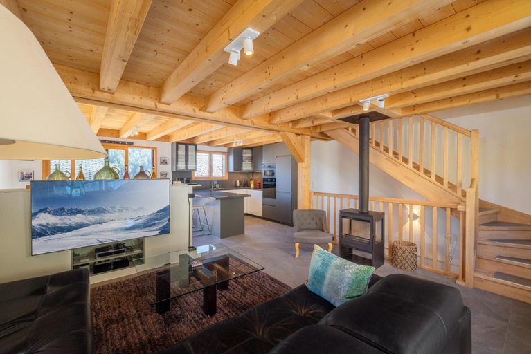 Floor plan 3, Chalet Bella New Alpine Chalet 8 Guests, Martigny