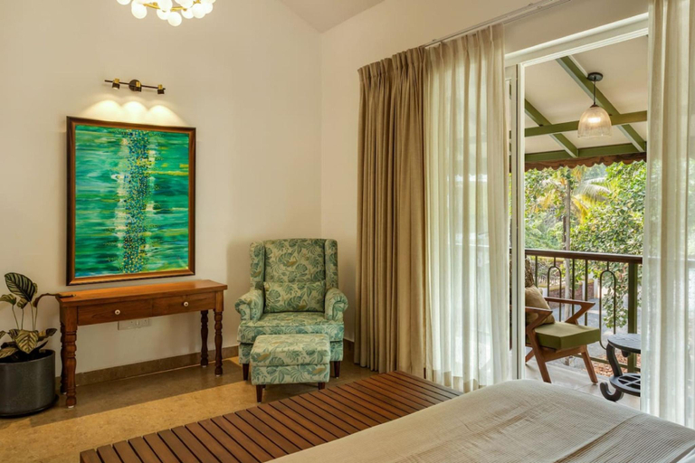 Bedroom 2, Villa Verona by Hireavilla, 6BR with Pool in Parra, North Goa