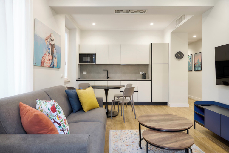Living area, Casa e Appartamento Vacanze Gallese 4, Rome
