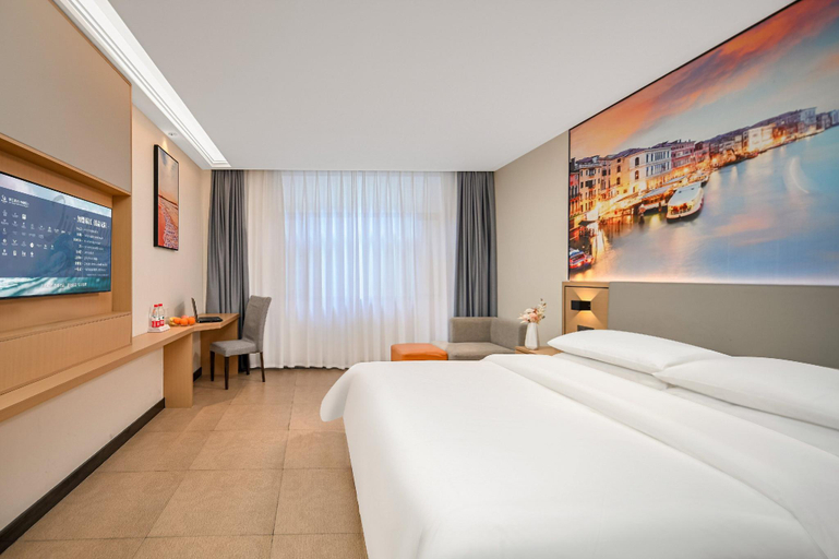 Bedroom 2, Vienna Classic Hotel Anhui Anqing Yixiu Government University Town, Anqing