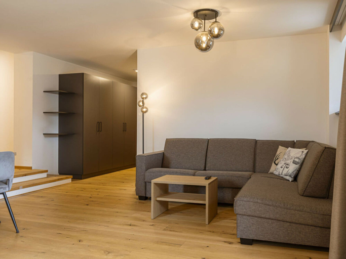 Living area, Apartment in Lermoos With Balcony and Parking, Reutte
