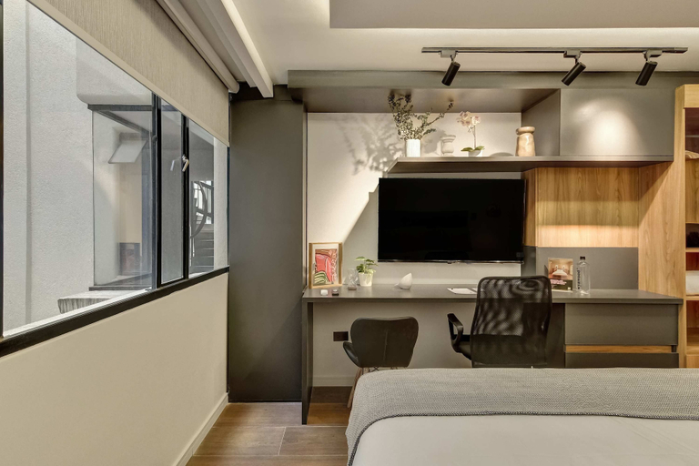 Room 4, w Charming 1BR in the Heart of Zona T, Santafé de Bogotá