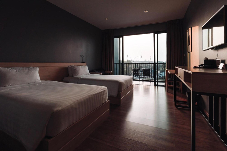 Bedroom 3, Riverawan Hotel - SHA Extra Plus, Muang Chanthaburi