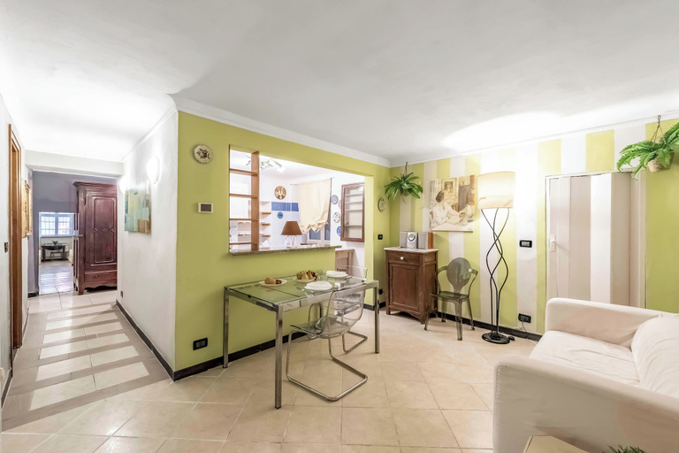 Living area, Genova House Via Caffaro, Genova