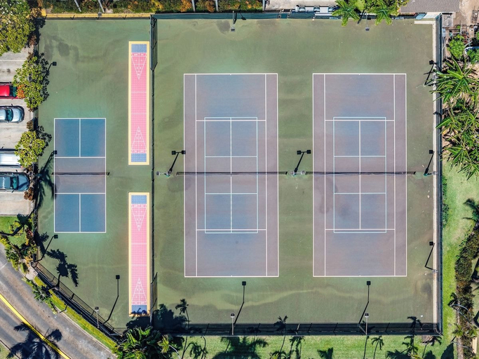 Tennis court, Oceanview 1BD Getaway w/ AC, Pools, Beachfront Resort- Kaanapali Shores 443, Maui