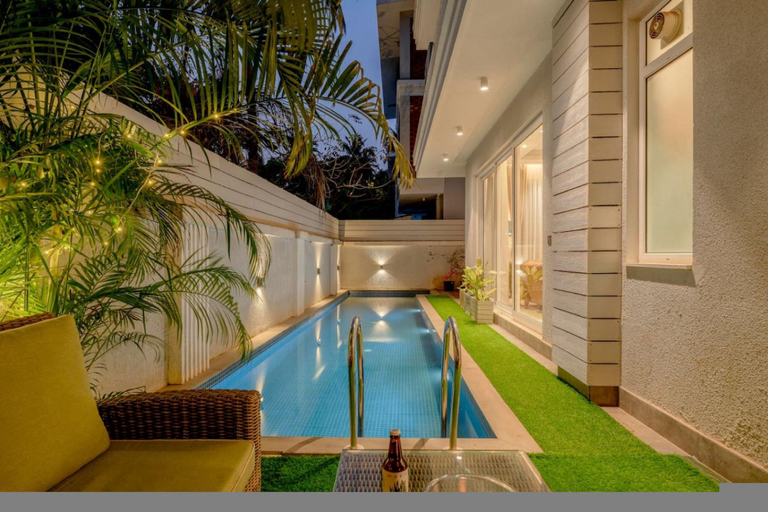 4, Lux 5BR Villa in Anjuna, Perfect for Groups | Aria, North Goa
