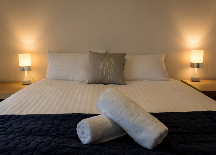 Bedroom, Ulverstone Waterfront Apartments, Central Coast - Pt A