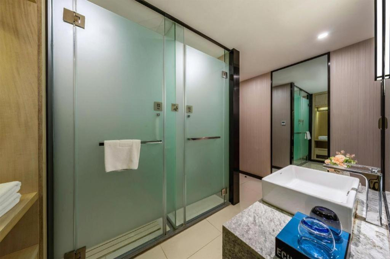 Bathroom, Echarm Hotel Kunming High-tech Zone Economic Management College, Kunming