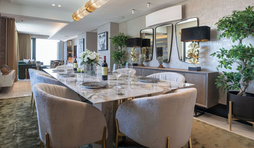 In-room dining 5, 3 Bedroom Apartment in Bantry Bay, City of Cape Town