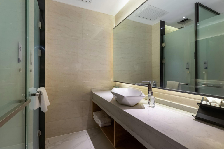 Bathroom 3, Borrman Hotel Jining Rencheng Guanghe Road, Jining