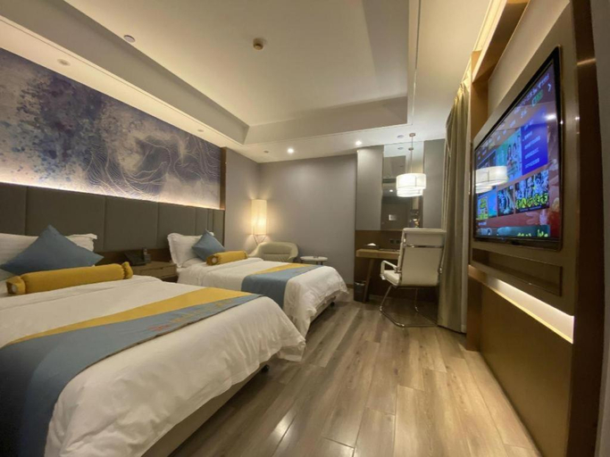 Bedroom 2, GreenTree Eastern Hotel Suqian Sihong Executive Center, Suqian