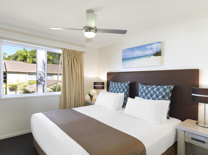 Bedroom 4, Oaks Sunshine Coast Oasis Resort, Caloundra - Caloundra S.