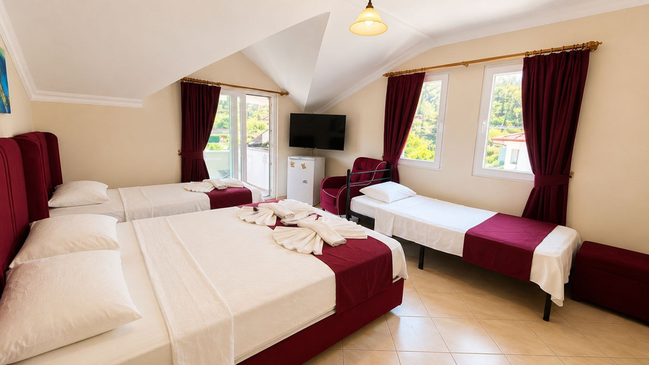 Bedroom 4, Bucak Apart Hotel Göcek, Fethiye