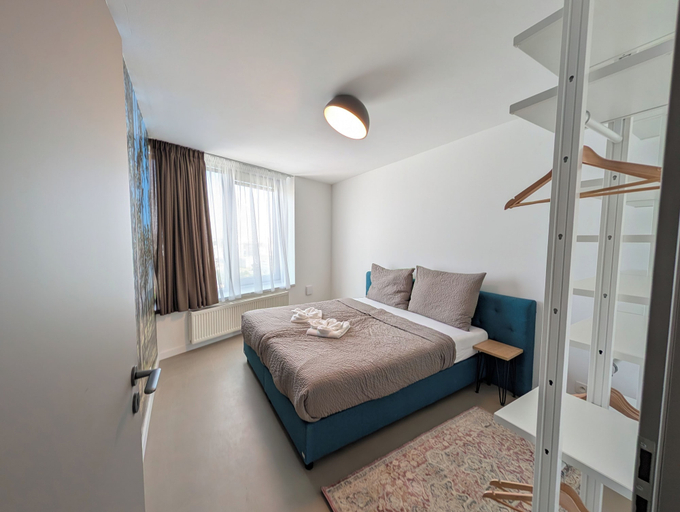 Bedroom 3, Slavic Industrial Apartment by CHORS, Bratislava