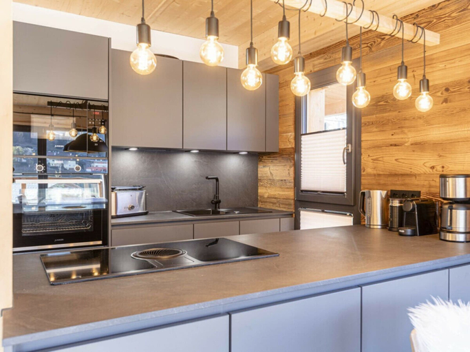 Private kitchen 5, Cabin in Steinach am Brenner With Sauna, Innsbruck Land