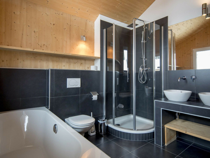 Bathroom 2, Cabin in Turrach With Sauna and Balcony, Murau