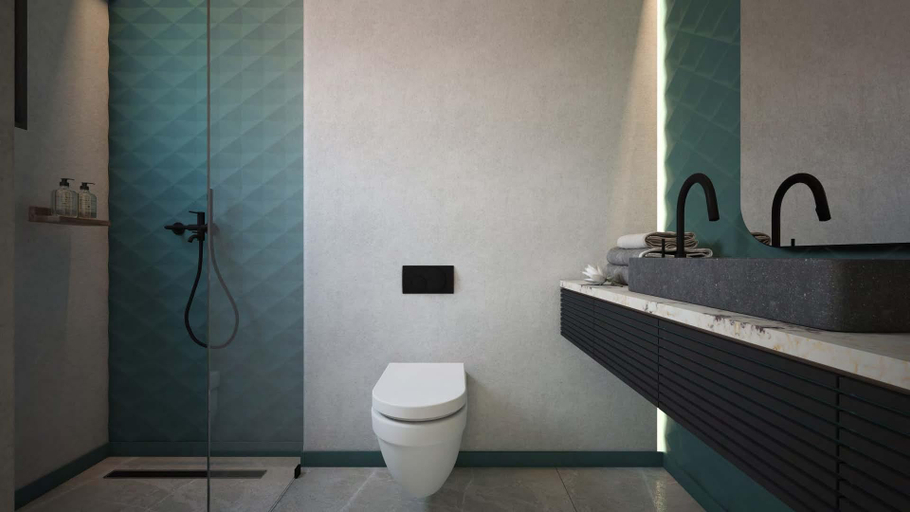 Bathroom 5, CHC Imperial Hotel – Adults Only, Crete