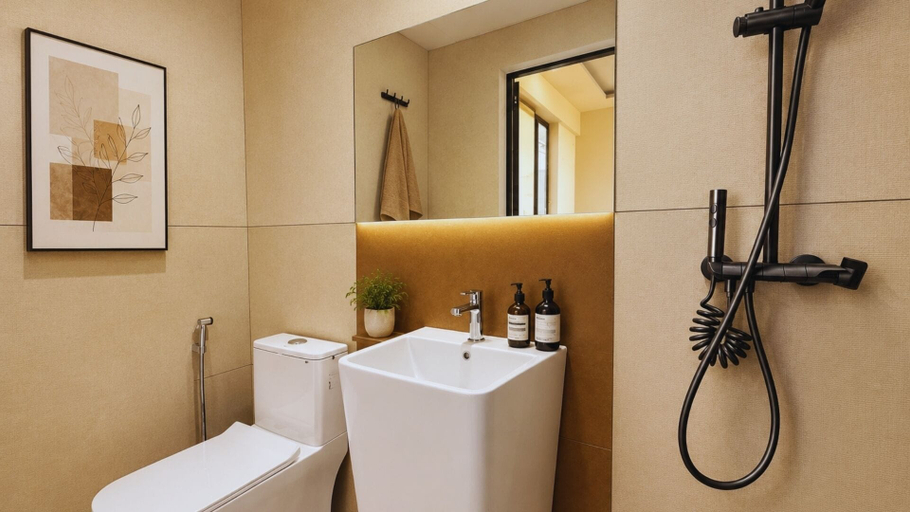 Bathroom, C Suites Gateway, Bangalore