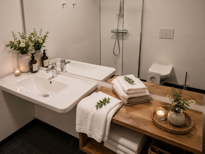 Bathroom 4, Yggdrasil Farmhotel Retreat, Spa & Yoga, Tromsø