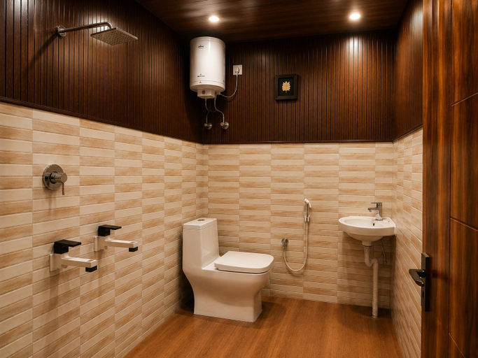 Bathroom, Swastik Resort By Amaratva, Mathura