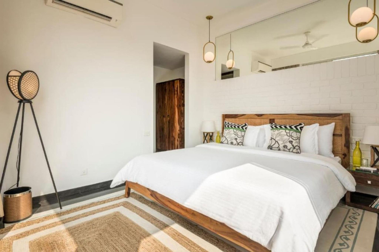 Bedroom 2, Sol by Hireavilla - 2BR w Private pool in Anjuna, North Goa