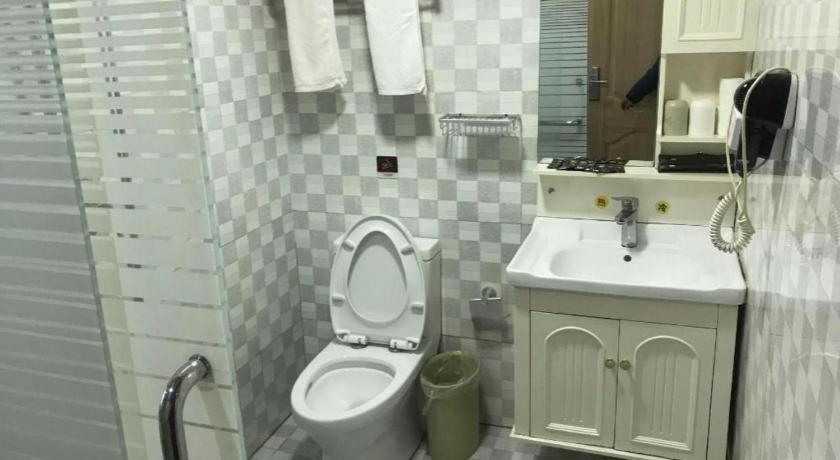 Bathroom, Jun Hotel Jiangsu Nanjing Gulou District Gupinggang, Nanjing
