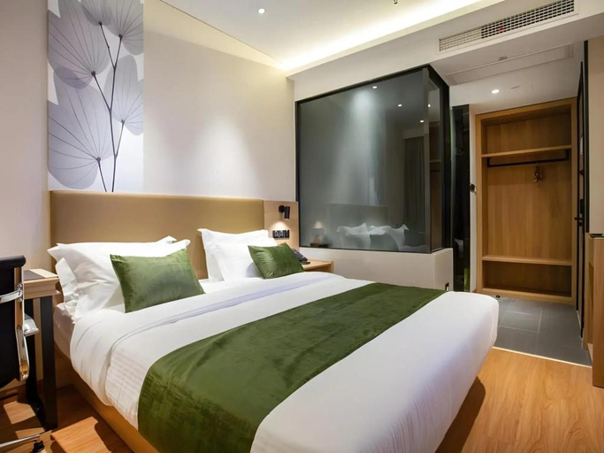 Bedroom 2, GreenTree Inn Express (Shanghai Zhuanqiao Wanda Plaza), Shanghai