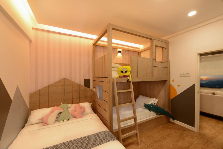 Bedroom 2, Kuah Town Service Suite Apartment @ Century Suria, Langkawi