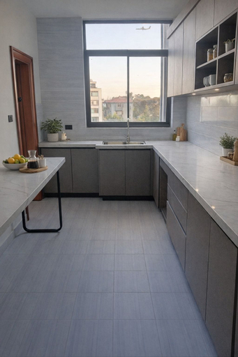 Private kitchen, YADAM Luxury 3BR Serviced Apartments, Addis Abeba