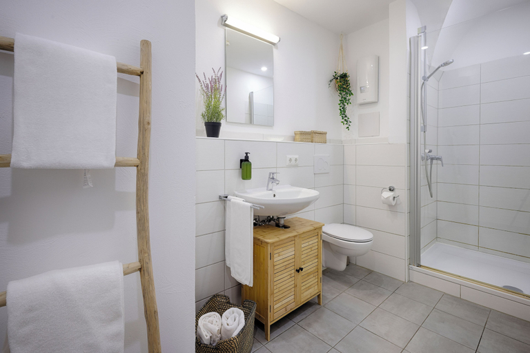 Bathroom, homie stay alte brauerei, Würzburg