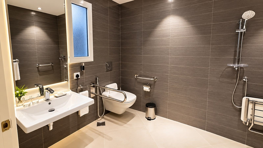 Bathroom 5, Vivienda Hotel Villas, Turki Al Awwal, Riyadh