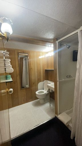 Bathroom 5, Robbins Motel, Hancock