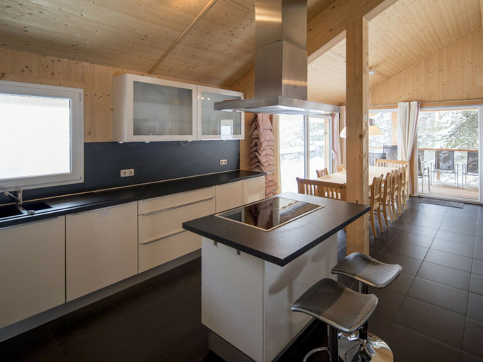 Private kitchen, Cabin in Turrach With Sauna and Balcony, Murau