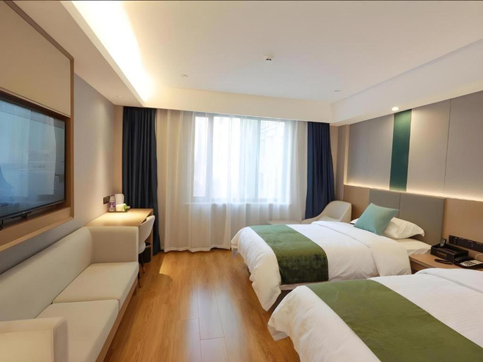Bedroom 2, GreenTree Inn Express Jiangsu Suqian School Yingmadi Road, Suqian