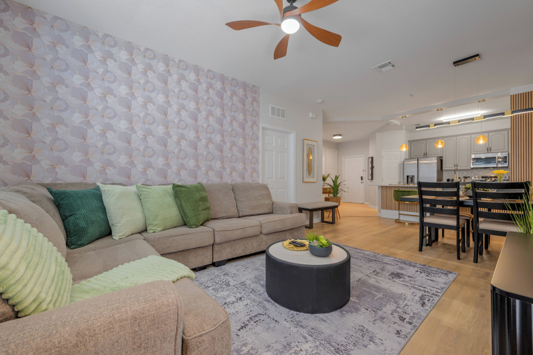 Living area, Vc9-410 - 3BR Condo Near all Attractions, Orange