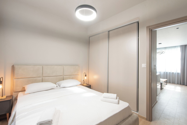 Bedroom 2, Aura Studios by halu! Apartments, Central Macedonia