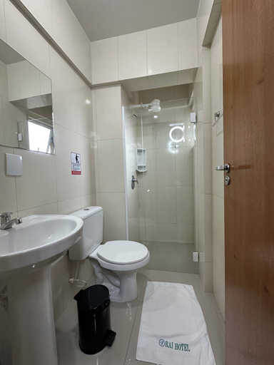 Bathroom, Rai Hotel, Cascavel