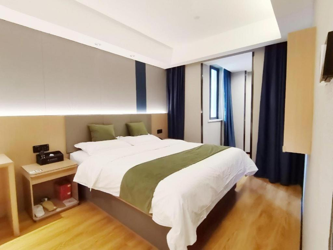 Bedroom 2, GreenTree Inn Express Jiangsu Suqian School Yingmadi Road, Suqian