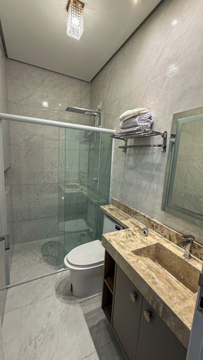 Bathroom 3, Pousada Varandas Alter, Santarém