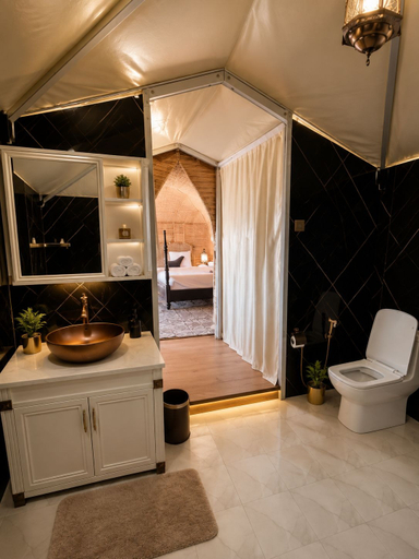 Bathroom 5, Luxury Desert Camp Oman, Biddiya