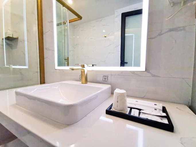 Bathroom, 7 Days Premium Hotel Hangzhou West lake Hubin, Hangzhou