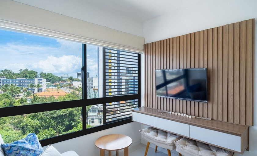 Living area, Apartment With Pool in Barra - Salvador Blb1004, Salvador