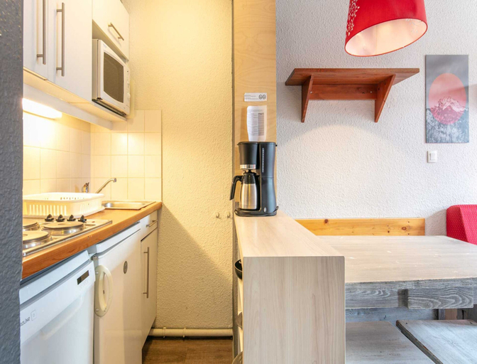 Dining, Alpine Stay With Balcony in Tignes, Savoie