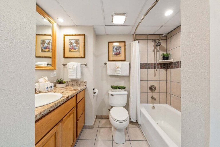 Bathroom 3, Beachfront 1BD w Ocean Views Pools AC - Kaanapali Shores 548, Maui